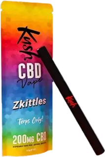 Kush Vape CBD Zkittlez Vaporizačné pero, 200 mg CBD